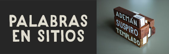 Palabras en sitios